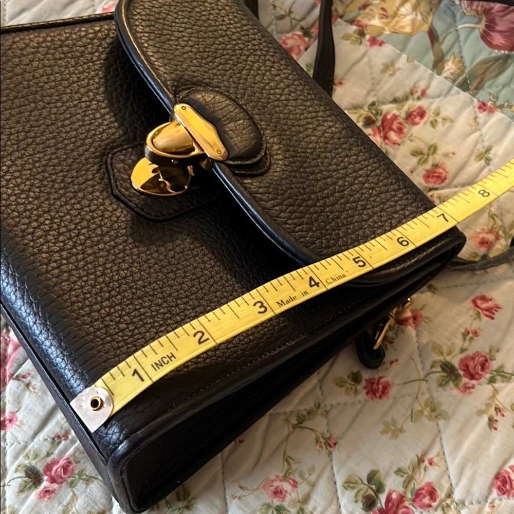 Dooney & Bourke Blue Crossbody Bag with Gold Clasp - Picture 10 of 13
